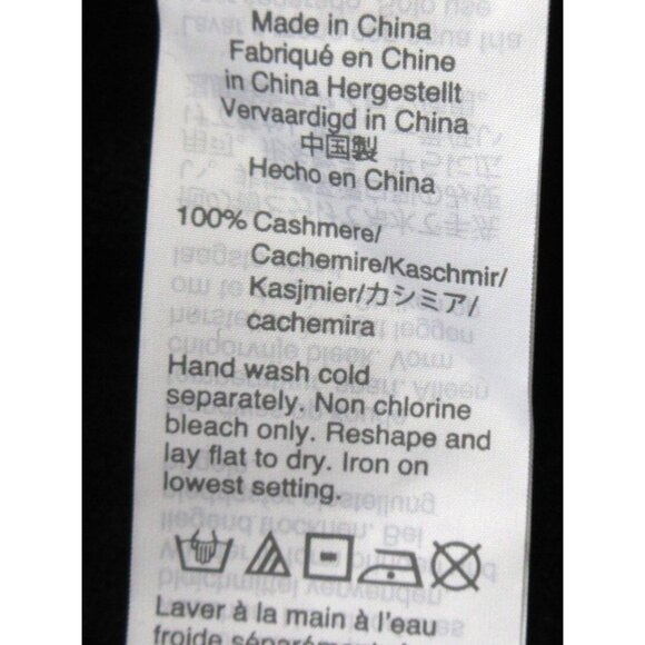 NWT J.Crew Cashmere Crewneck Sweater in Ink Navy Flying Lobsters Print XS - Picture 5 of 6